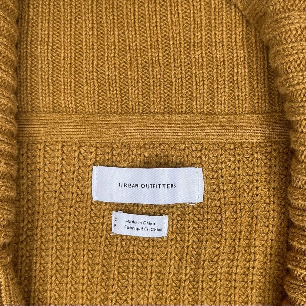 Urban Outfitters OS Knitted Sweater Orange Cardigan Cotton Long (EUC)​​​ - Picture 4 of 6